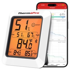 ThermoPro TP350 Bluetooth Hygrometer Thermometer Indoor Room Greenhouse