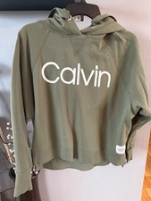 Calvin Klein Jeans Women Green Hooded Sweatshirt