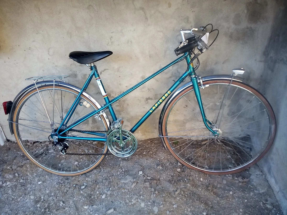 Vélo Peugeot Vintage 80s Mixte - Bleu, 28 Pouces, 10 Vitesses - Ville Et Route