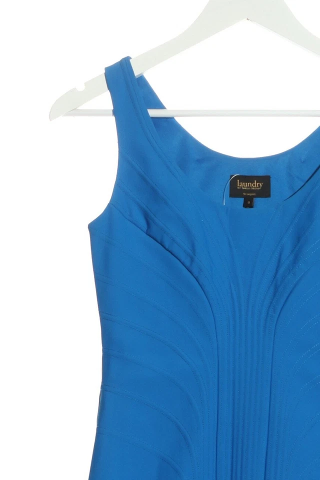 LAUNDRY BY SHELLI SEGAL Robe fourreau Dames Robe T EU 34 bleu style décontracté - Photo 3/4