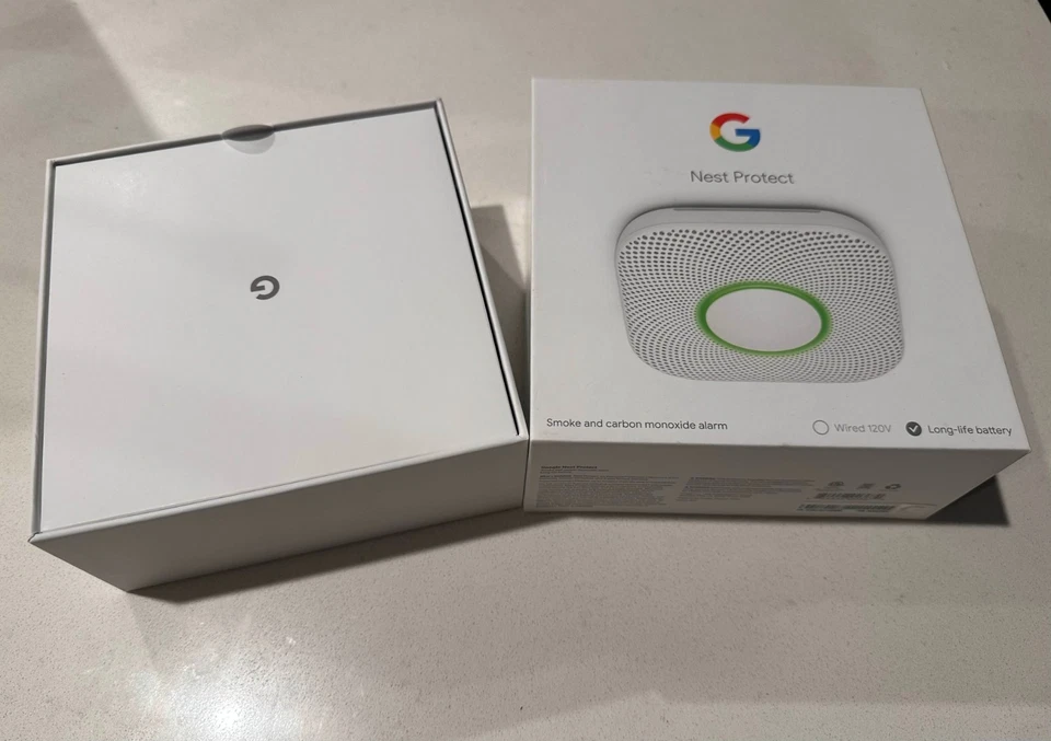 Google Nest Protect Detector de Humo Monóxido de Carbono Batería Envío el Mismo Día Foto 4 de 4