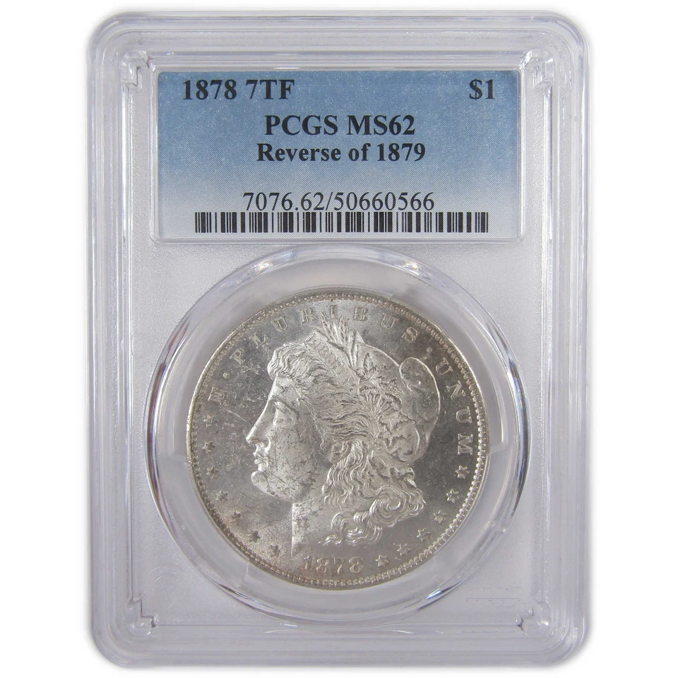 1878 7TF Rev 79 Morgan Dollar MS 62 PCGS Silver $1 Coin SKU:I17764