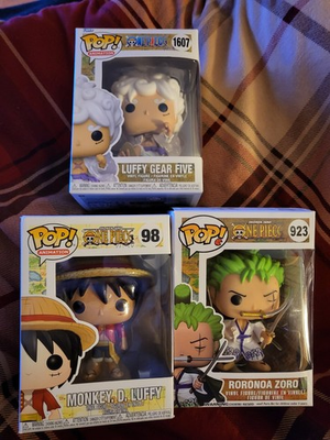 #ad #ad Funko Pop Vinyl: One Piece Monkey D. Luffy #98 Zoro 923 amp; Gear 5 1607 $175.00
