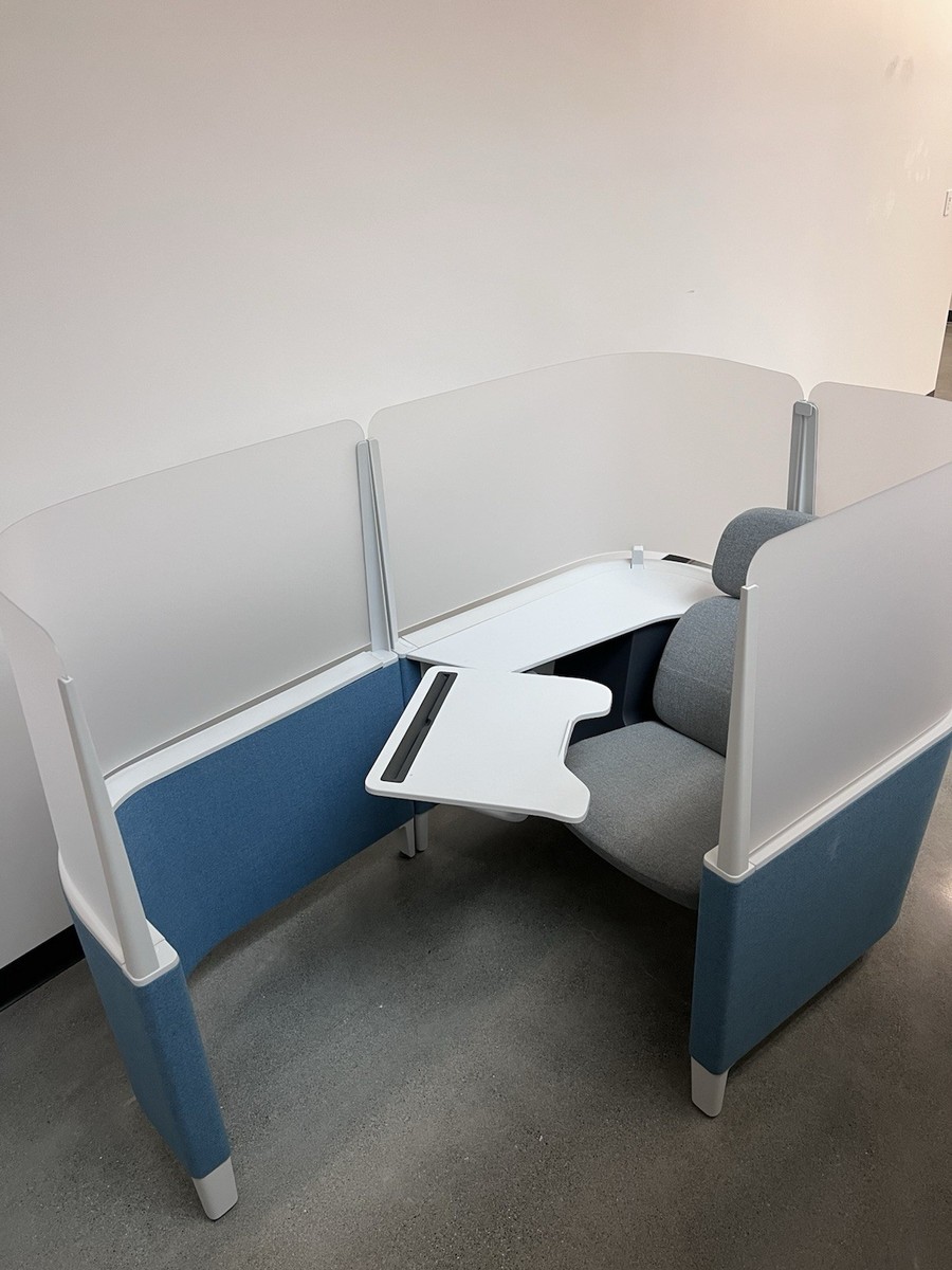Steelcase Brody Privacy Lounge Chair Cubicle Work Study Pod Desk