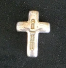 2 oz Hand Poured Silver - 9Fine Mint  Cross