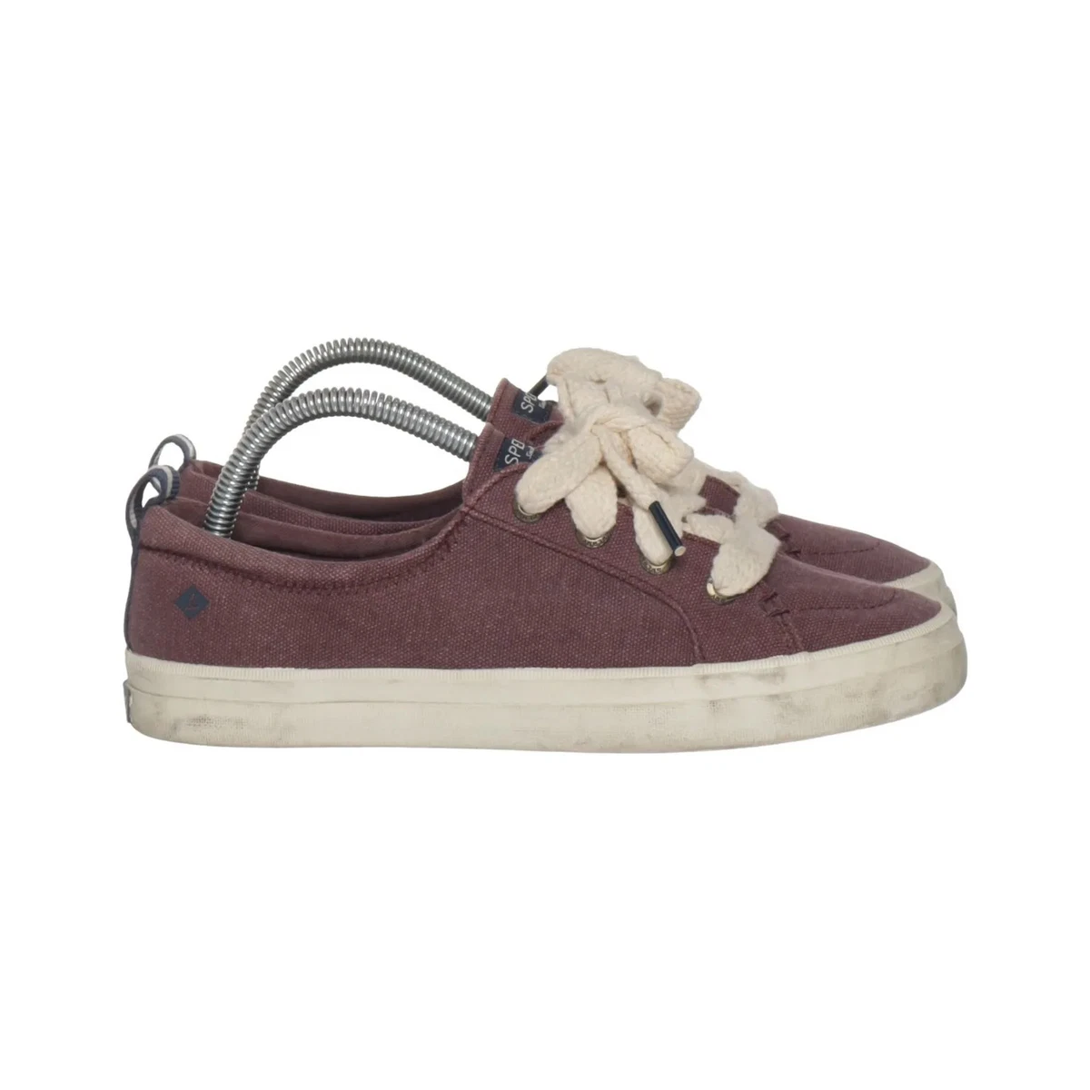 Sperry, Canvas Sneaker, Größe: 39, Leder, Lila, Damen #wjI