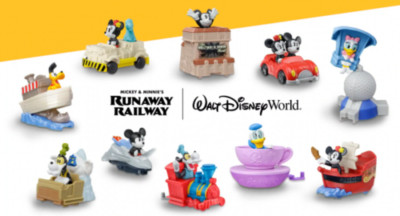 2020 McDONALD'S DISNEY WORLD MICKEY & MINNIE RUNAWAY RAILWAY HAPPY MEAL TOYS! 