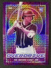2021 Panini Chronicles Overdrive Ha-Seong Kim Purple Mojo Prizm Rookie /99 #2