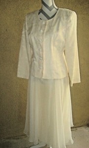 cream chiffon jacket