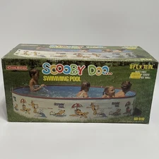 Vintage Coleco Scooby Doo Swimming Pool Outdoor 8’x18” New NIB NOS RARE Sealed