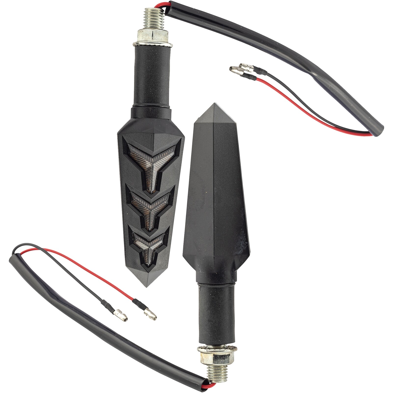 Pair Indicators Flowing Sequential Motorcycle Led Direction Turn Light Scooter