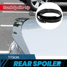 45in Rear Car Roof Lip UNIVERSAL Spoiler Wing Closs Black Tail Trunk V-Style 🔥