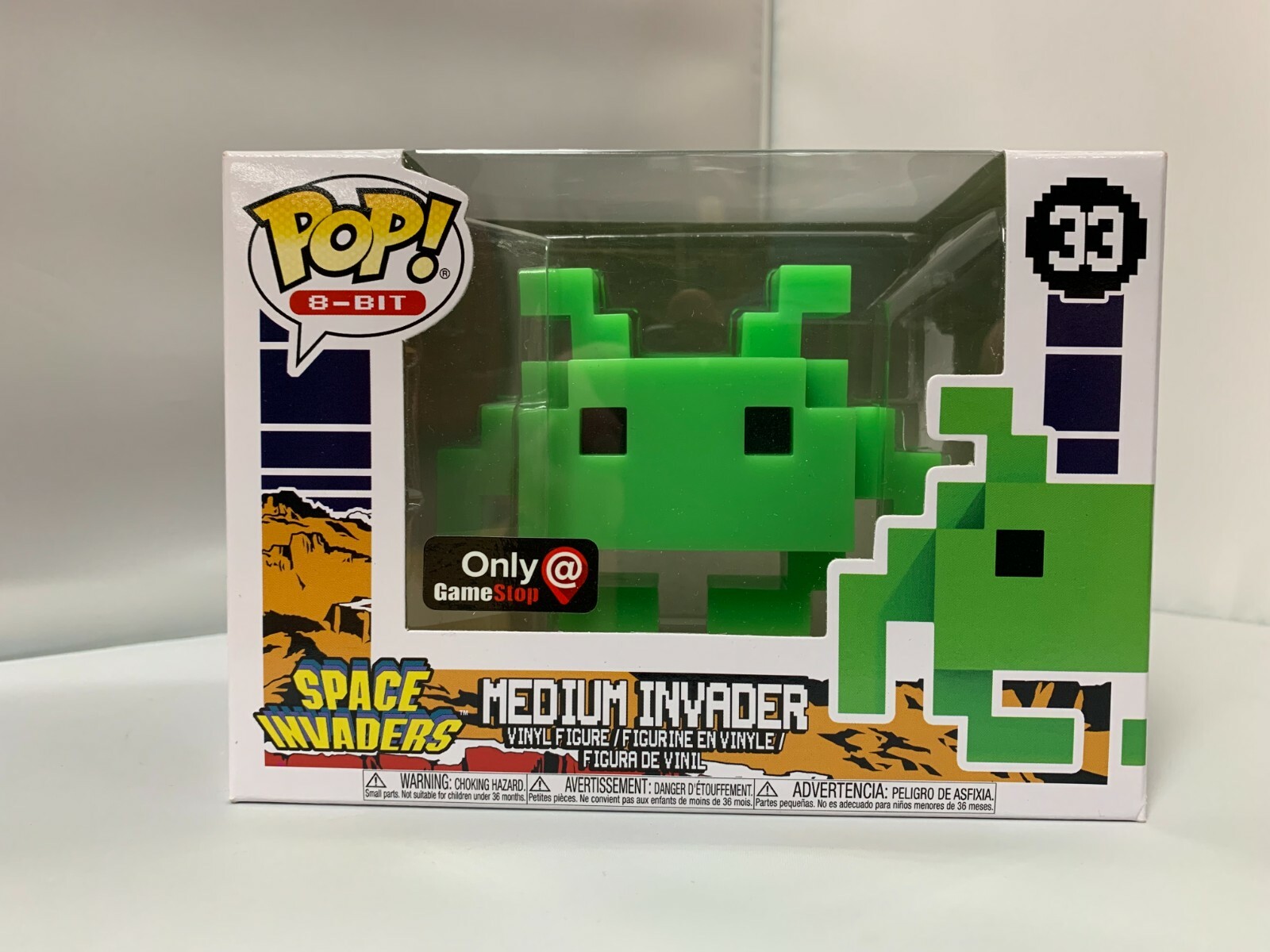 Funko Pop! 8 Bits Medium Invader #33 Game Stop Exclusivo