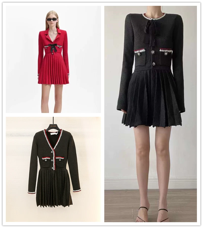 Self portrait long sleeve dress sale