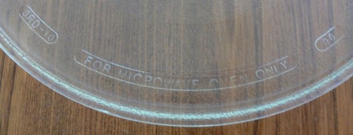12 1/2" G.E. WB39X10003 Microwave Glass Turntable Plate/Tray W/Roller Clean! - Picture 4 of 5