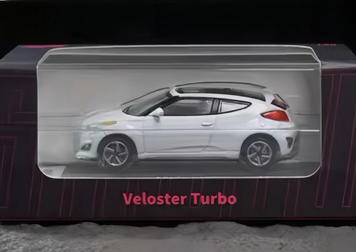 SHADOW 1/64 Scale Hyundai Velostrer Turbo White Diecast Car Model Toy Gift  - Picture 4 of 4