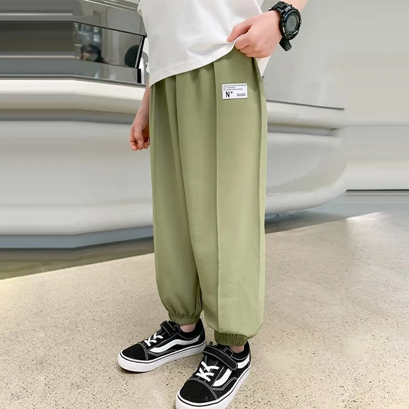 Детские тренировочные штаны для мальчиков штаны против комаров весна и лето - Изображение 3 из 4