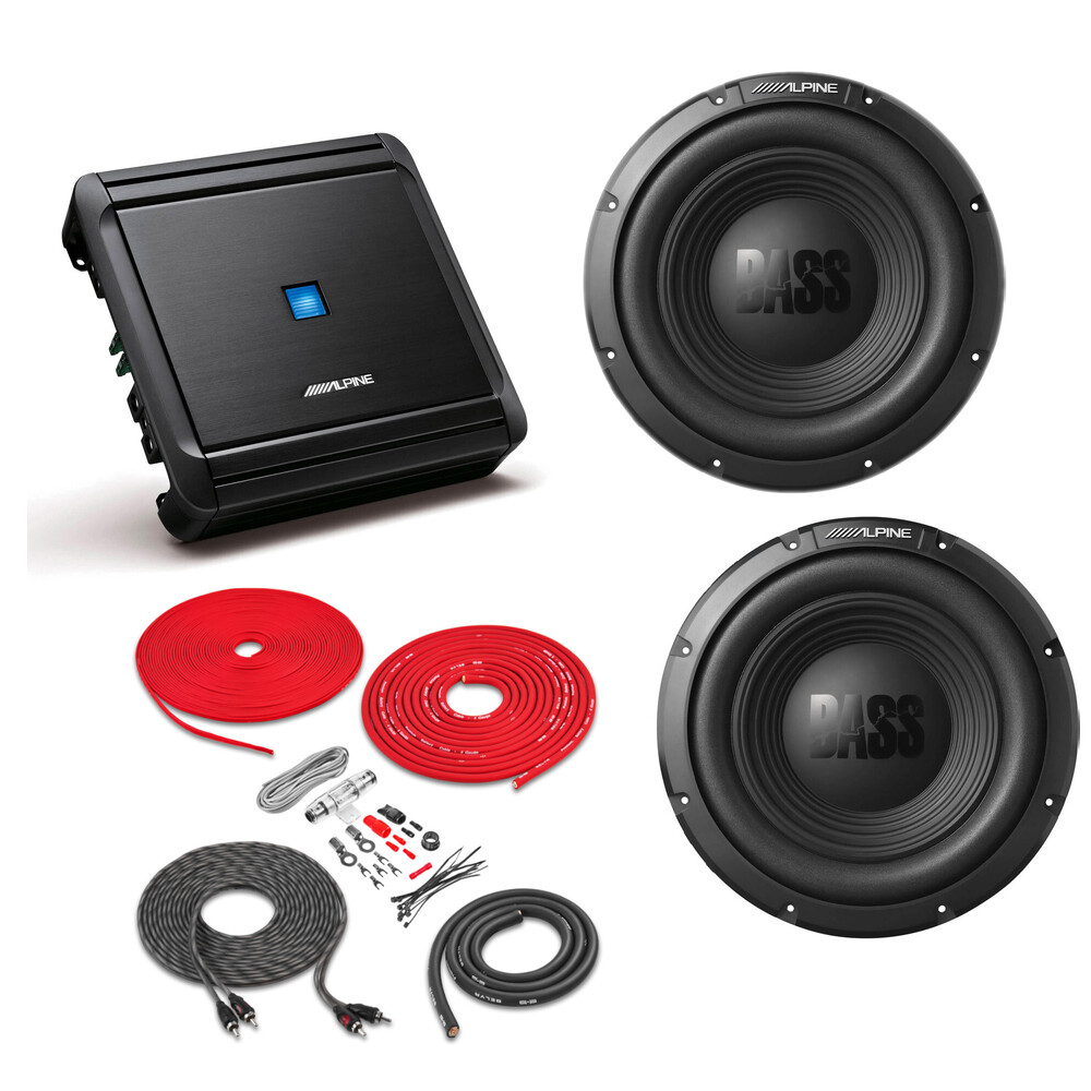 Pair (2) Alpine W12S4 12