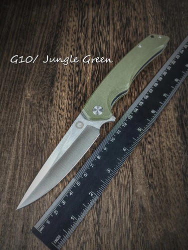 New 4" Folding Pocket Knife D2 Steel Blade Ball Bearing G10 Handle EDC Survival - Picture 13 of 21