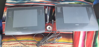 2 Wacom Intuos3 , PTZ-630, 6x8-Inch Pen Tablets With 7 Stylus