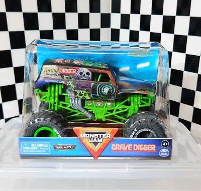 Hot Wheels Monster Jam 1:24 WRECKLESS Grave Digger RARE Monster