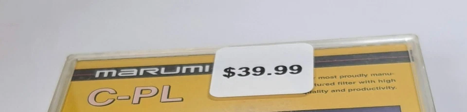 Marumi 62mm Circular Polarizer CPL Glass Lens Filter Japan P-CL 62 mm E-62 E62 - Image 4 of 4