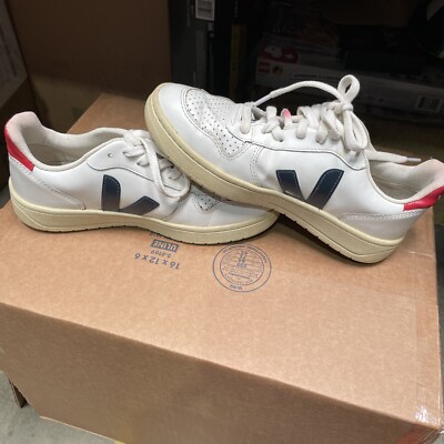 Veja Esplar White and Red Blue Vejas Size 5us women