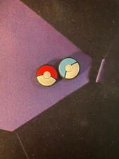 *FREE SHIPPING* Pokeball (Red & Blue) Nintendo Switch/Switch2 Controller Grips