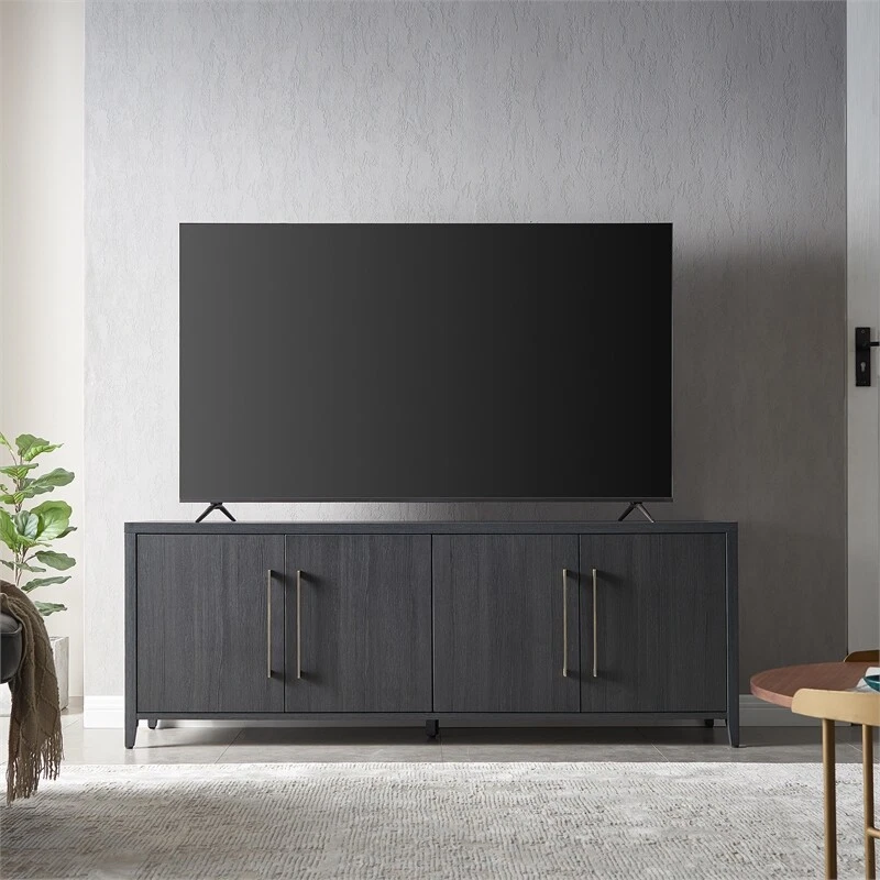 Light Grey Tv Stand Sắc Xám Nhẹ Cho Góc Giải Trí Sành Điệu