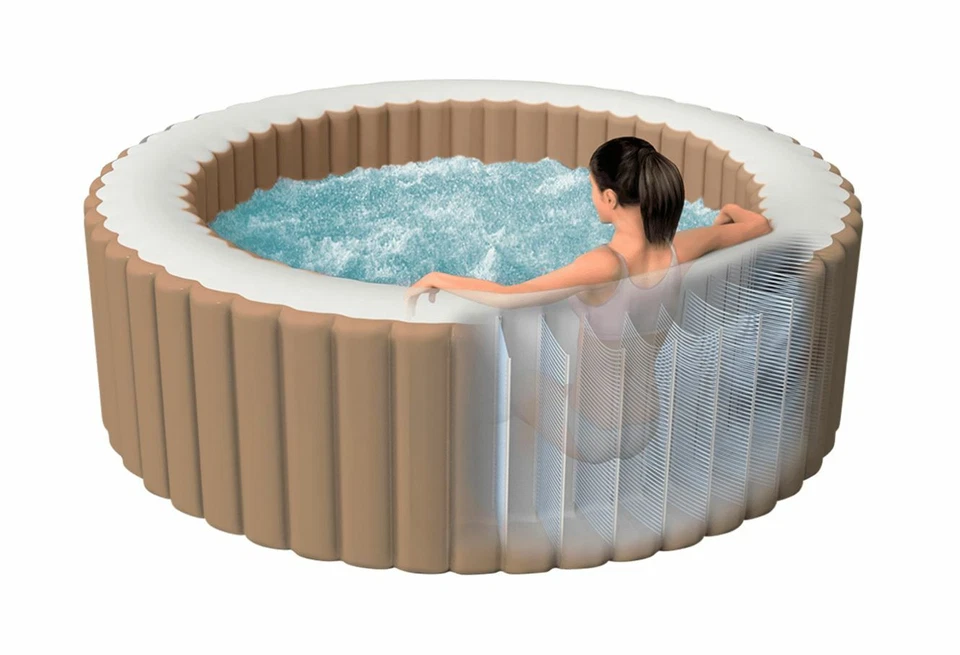 Whirlpool Intex Pure SPA Bubble Massage für 4 Personen Pool mit Kalkschutzsystem - Bild 4 von 4
