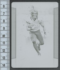 Carlos Hyde 2018 National Treasures Base PRINTING PLATE BLACK #23 Jaguars RB 1/1
