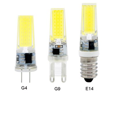 G4 G9 E14 9W COB 2508 LED Dimmable Bulb 220V Corn Lamp Light