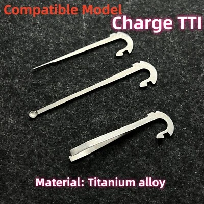 MCYP Titanium Alloy Tweezers Earpick Toothpick For Leatherman Charge TTI Accessories