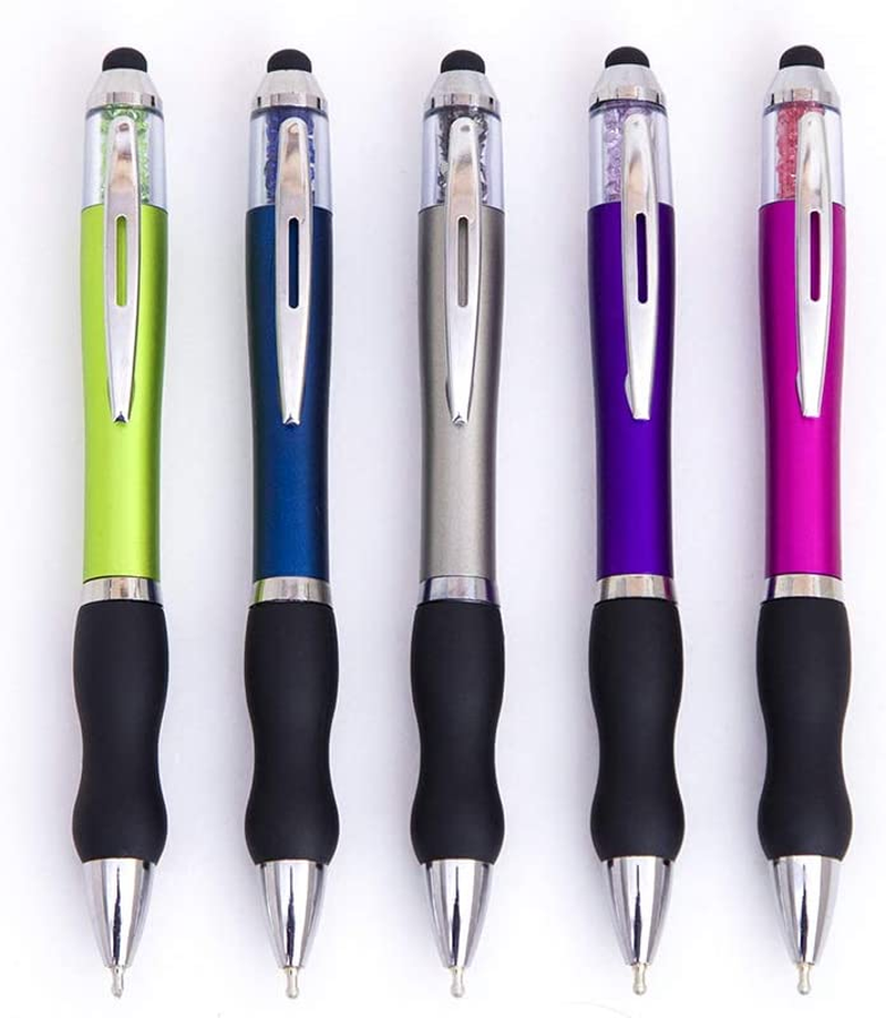 Crystal-Studded Stylus Pens for Touch Screens - Medium Point for Women & Kids-image