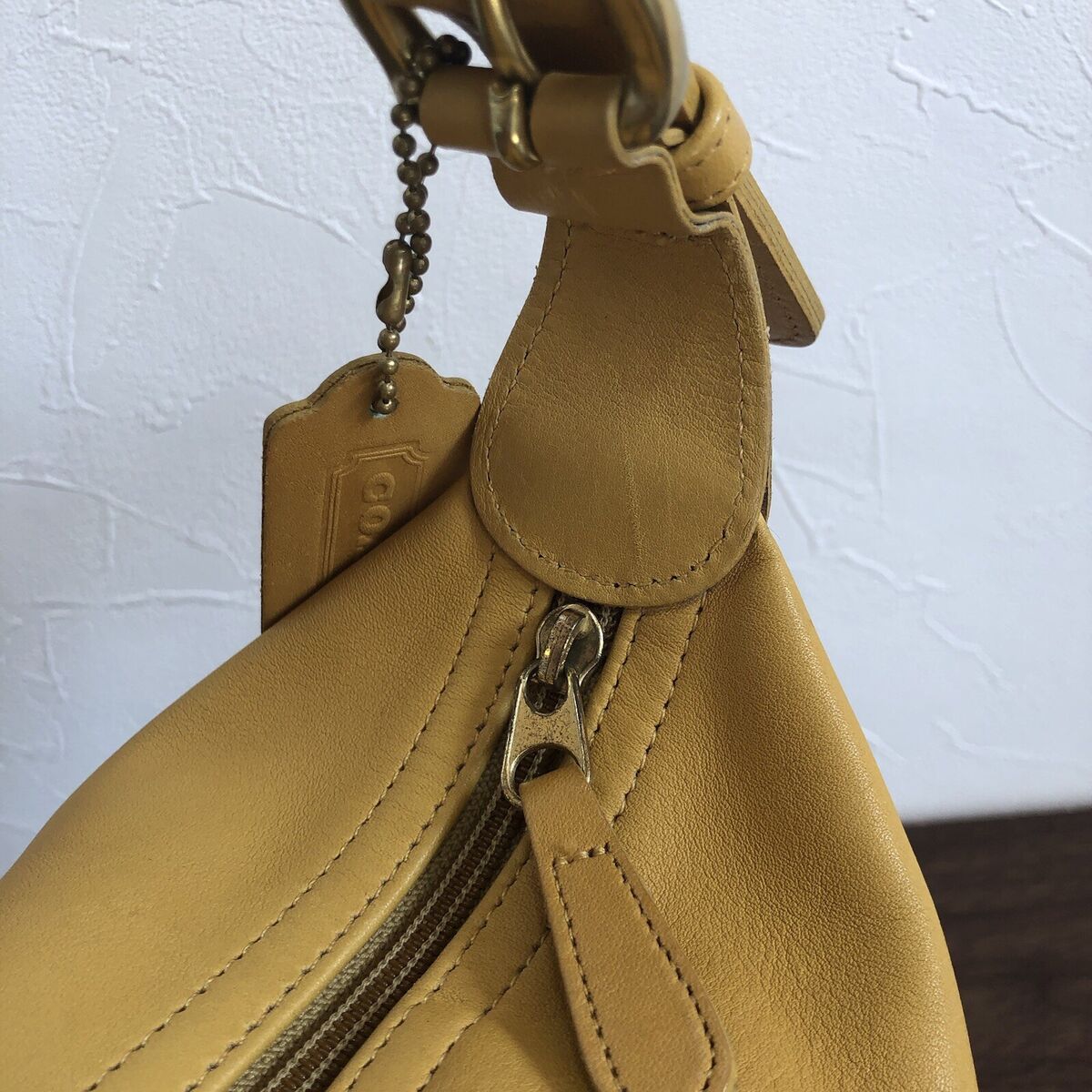 Vintage Coach Legacy mini soho leather hobo bag Yellow EUC Vintage Coach Legacy mini soho leather hobo bag Yellow EUC