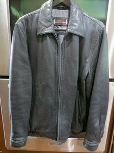 johnston and murphy leather jacket