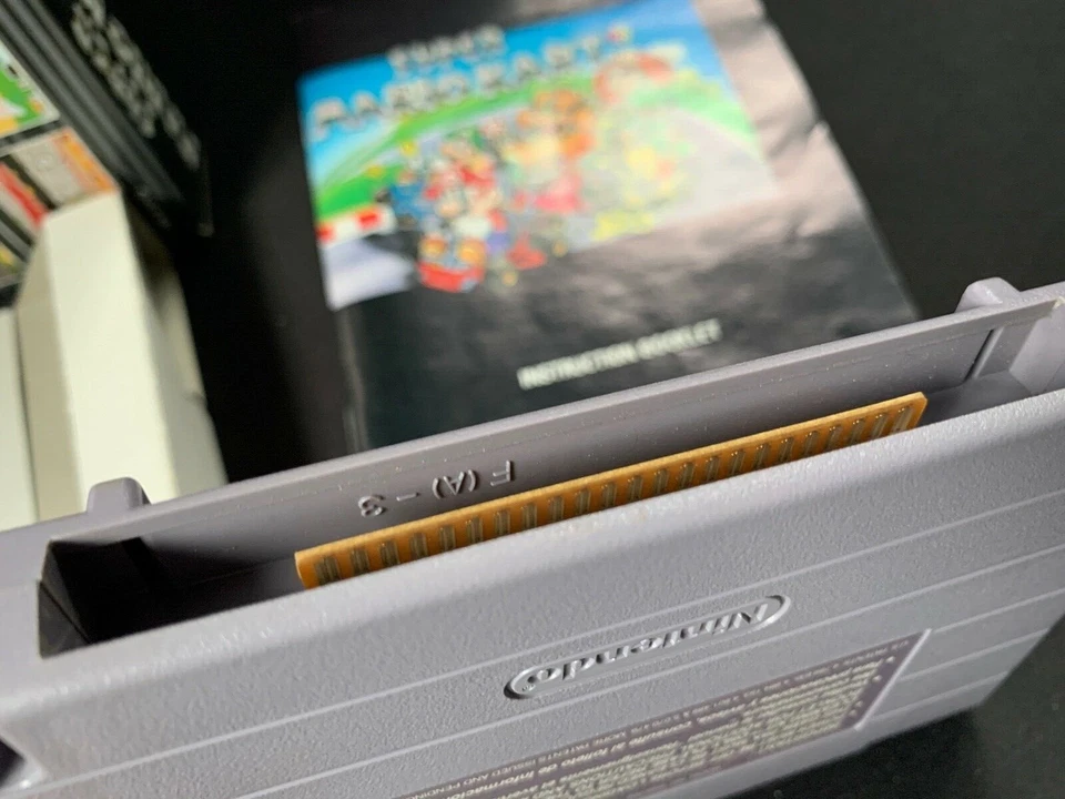 Super Mario Kart SNES Nintendo Video Game CIB, Condition Amazing Box - Image 3 of 4