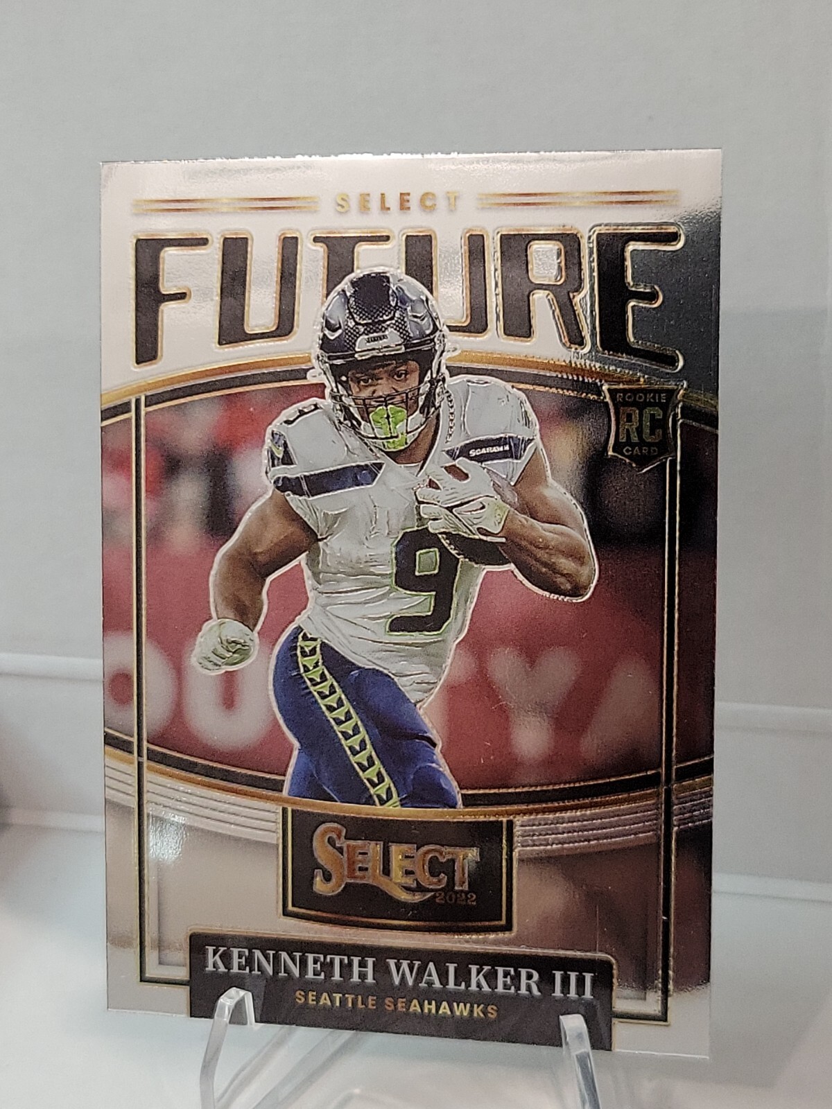 🔥📈Kenneth Walker III 2022 Select Future Rookie Insert Card RC Seattle Seahawks