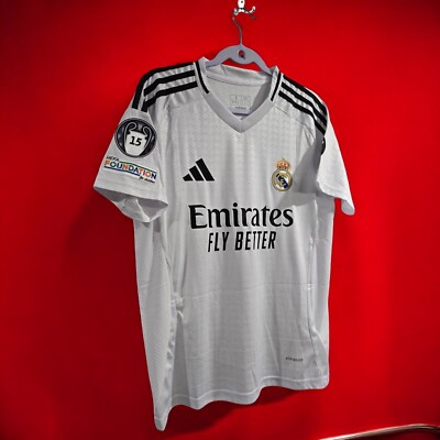 24/25 R. Madrid Home White - Football Soccer - XL Slim Fit - FAN