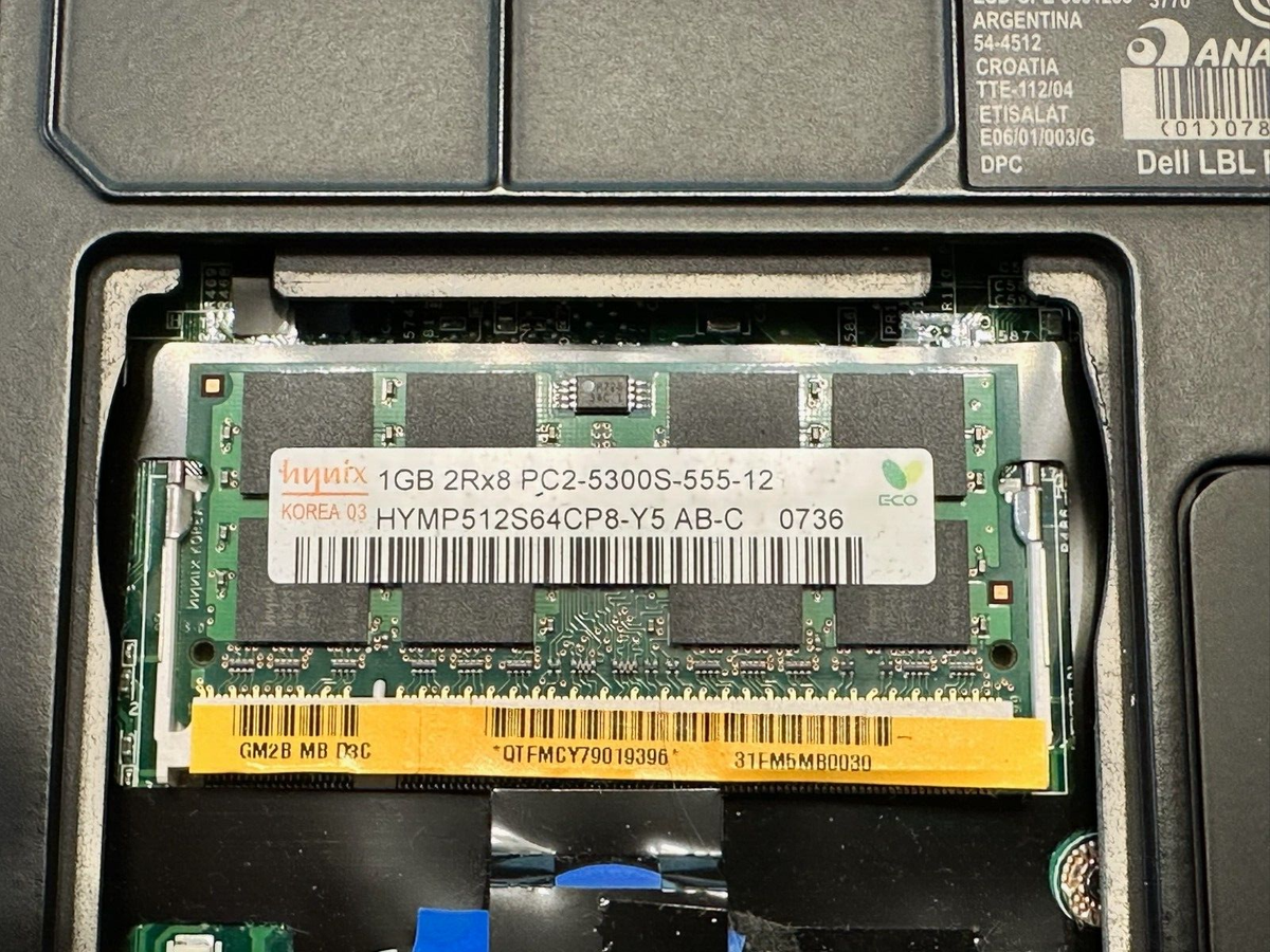 1GB LAPTOP RAM MEMORY 2Rx PC2-5300 DELL INSPIRON 1720 1721 1750