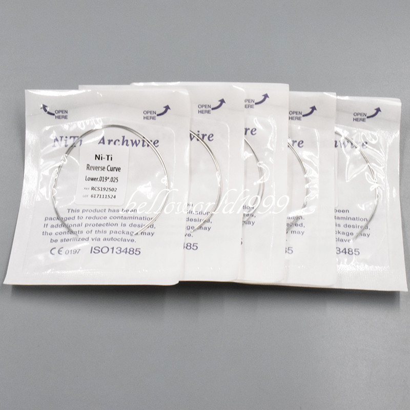 Fili Arco Curva Inversa 10 Confezioni Fili Arco Dentali Rettangolari NITI Super Elastici - Per Ortodonzia. Archi Dentali Rettangolari - Foto 8