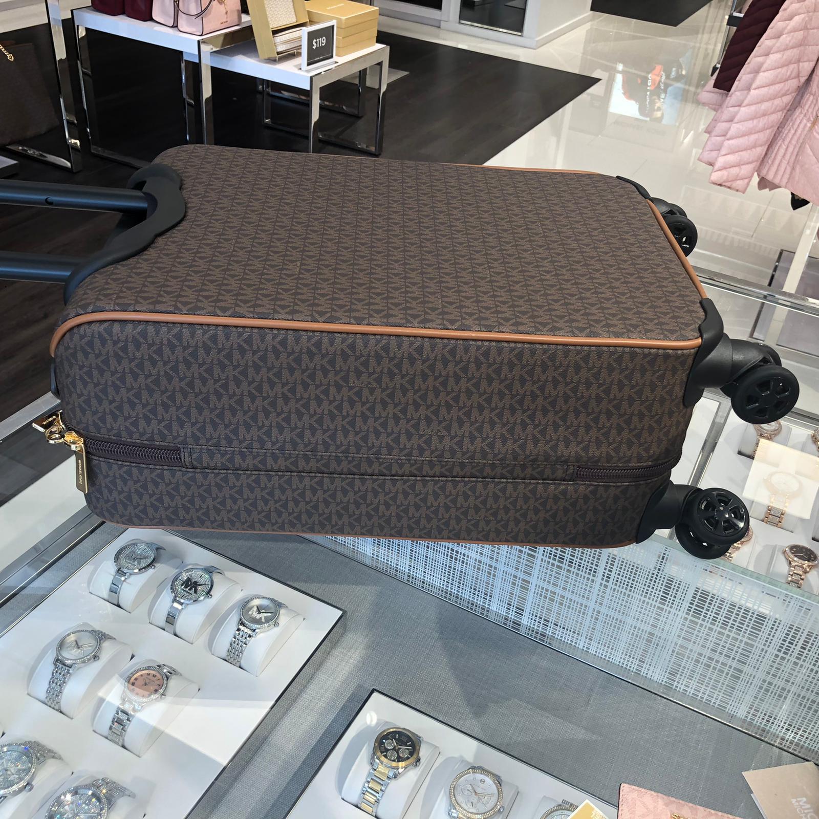 Michael Kors Rolling Travel Trolley Suitcase Carry On Bag Vacation