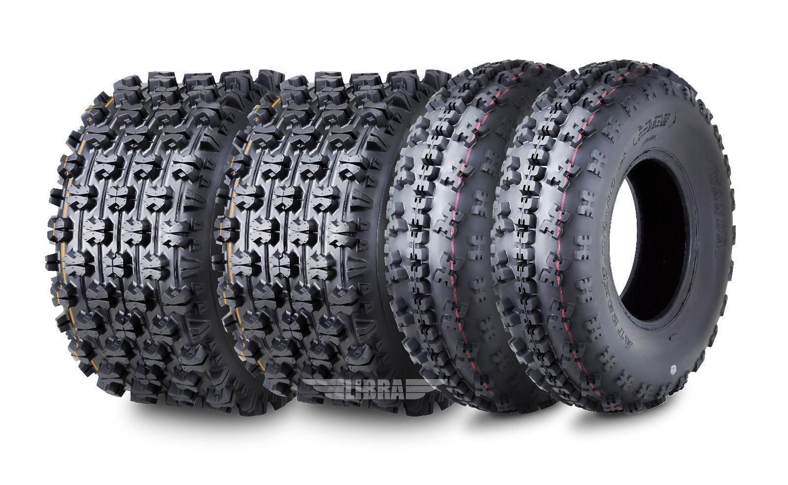SET 2 WANDA SPORT ATV TIRES 23x7-10 6PR - Foto 7