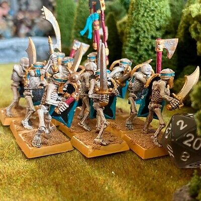 Tomb Kings Skeleton Warriors 12 Painted Miniatures Undead | eBay Tomb Kings Skeleton Warriors 12 Painted Miniatures Undead | eBay