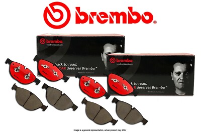 [FRONT+REAR] BREMBO NAO Premium Ceramic Disc Brake Pads Mazdaspeed6 BB100479