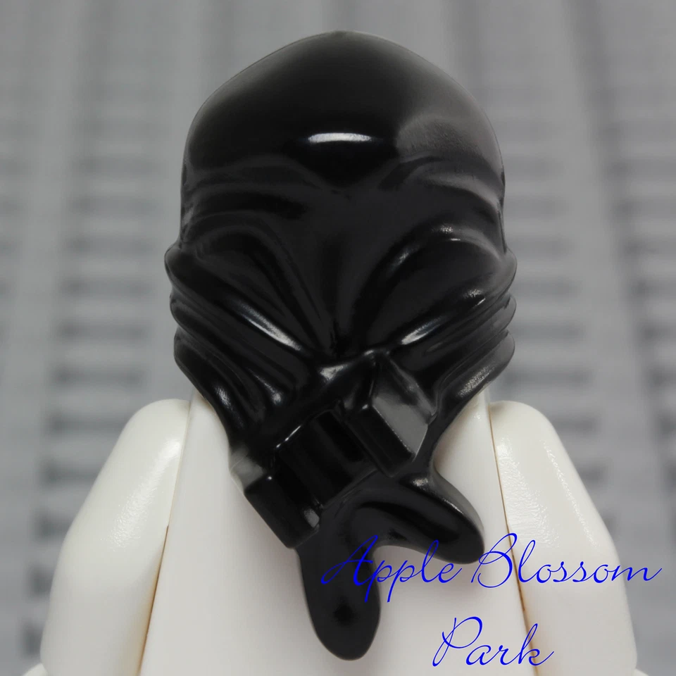 NUEVO Lego Ninjago Ninja ENVOLTURA PARA LA CABEZA NEGRA - Cole Boy Minifigura Envoltura para la cabeza Capucha Sombrero Equipo Foto 3 de 4