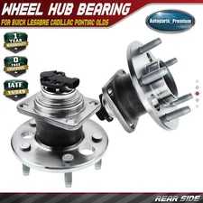 2x Rear LH & RH Wheel Bearing & Hub Assembly for Buick LeSabre Oldsmobile 88 98