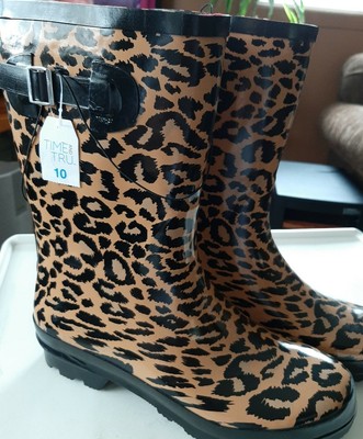 time and tru rain boots