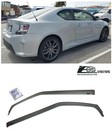 For 11-16 Scion Tc | Smoke Tint Side Window Visors Jdm In-Channel Rain Guards (For: Scion tC)
