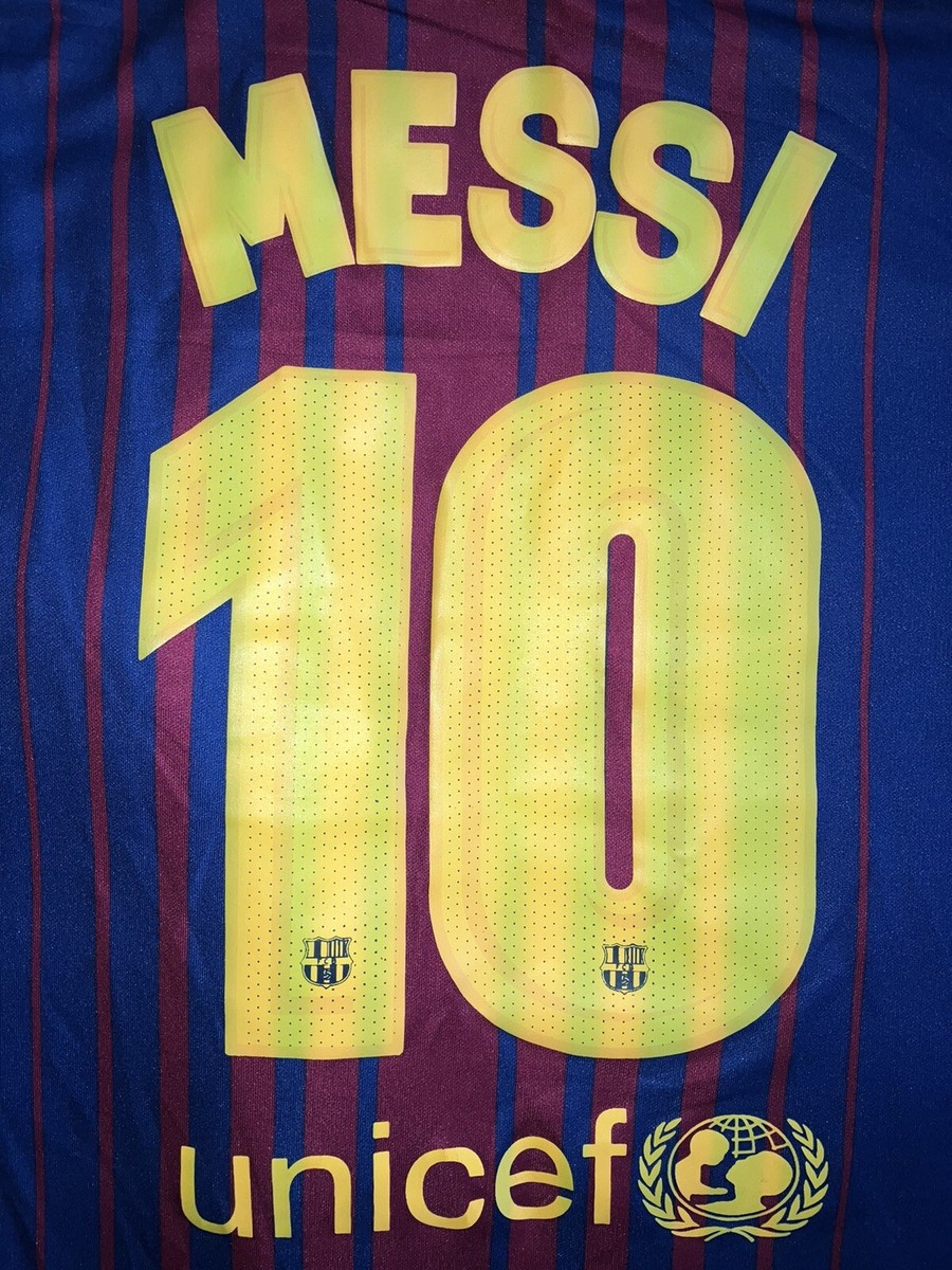 FC Barcelona DRI-FIT メッシ 10号 L Koszulka piłkarska Nike Dri-Fit FC Barcelona #10 Lionel